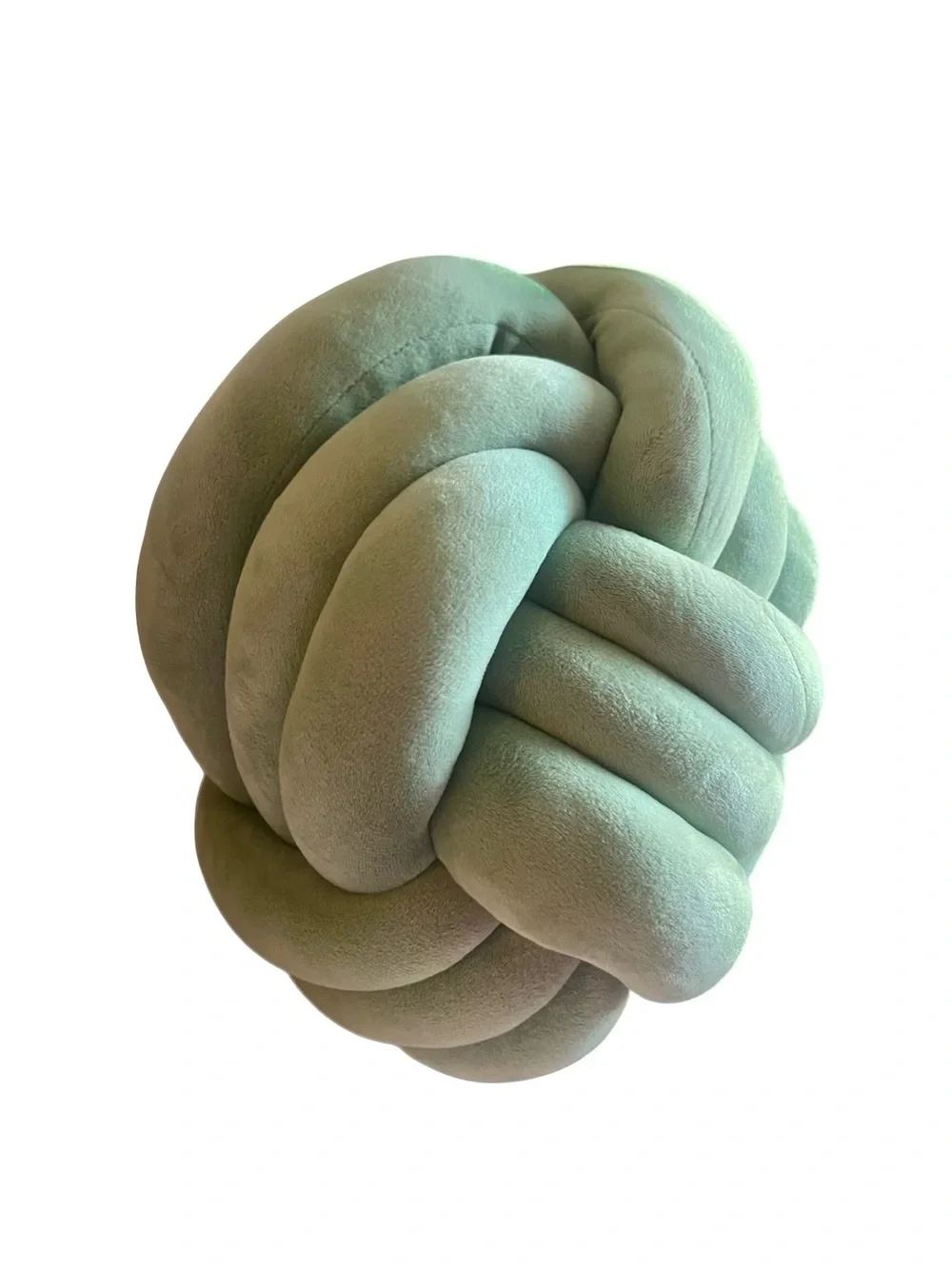 Nicole Miller Sage Green Knotted Accent Pillow